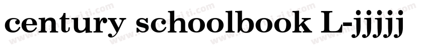 century schoolbook L字体转换